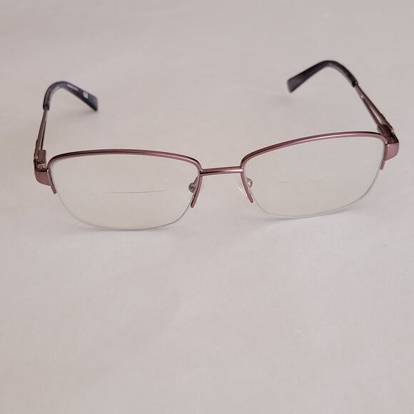 Marchon Eyeglass Frames Tres Jolie 171 601 Blush 54x16x135 Half Rim - Picture 2 of 15